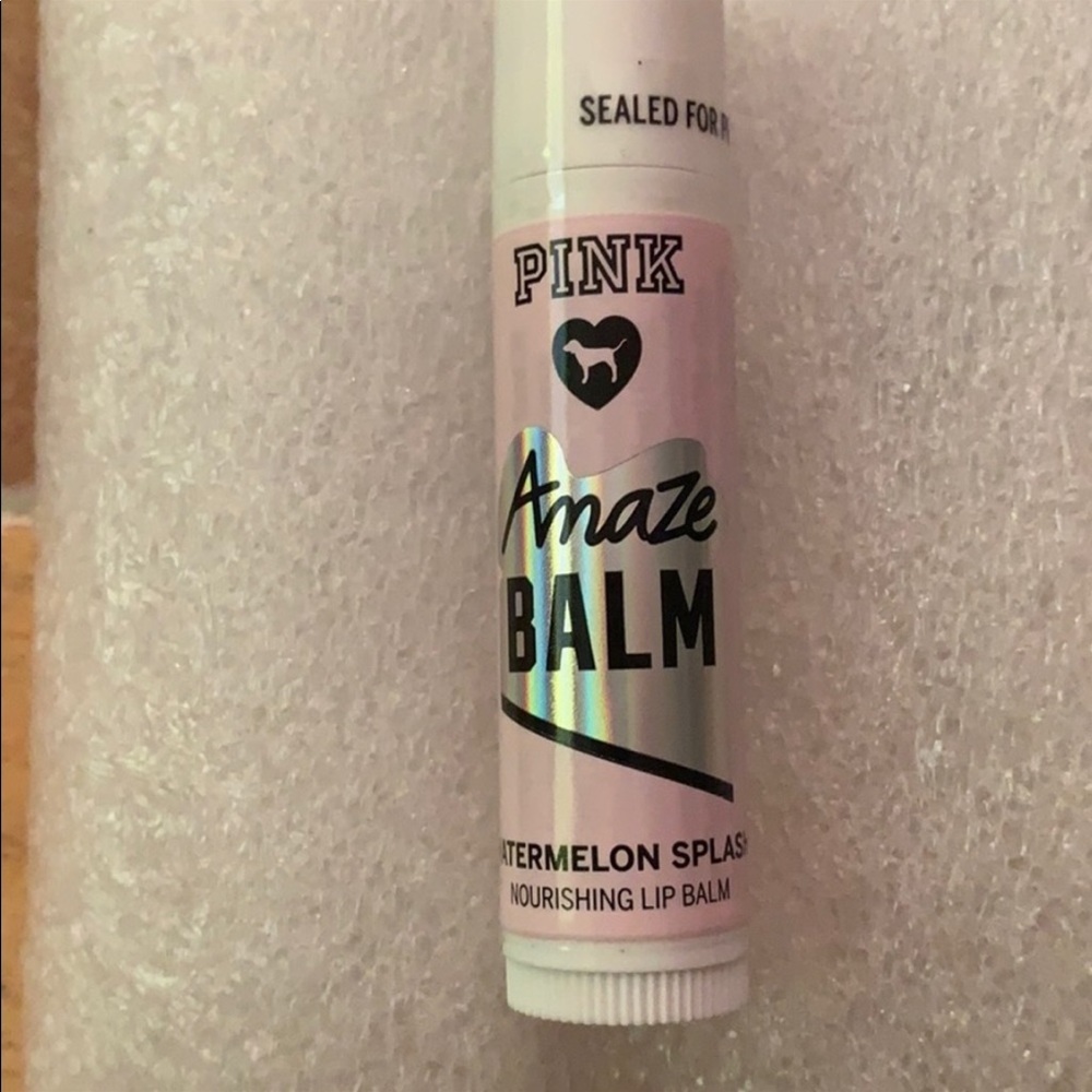 Victoria’s Secret Pink AMAZEBALM
WATERMELON SPLASH nourishing Lip Balm. - Picture 4 of 6